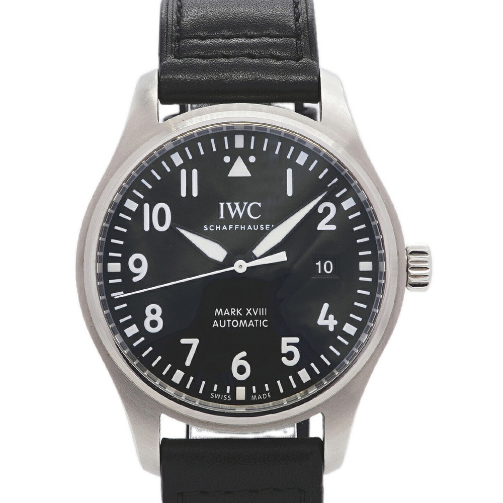 IWC Schaffhausen Pilot's Watch Mark XVIII IW327011 Black Dial Men's